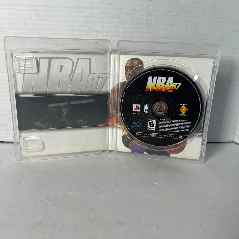 NBA 07 Sony PlayStation 3 PS3 Kobe Bryant Cover 1080p Sports Basketball 2006